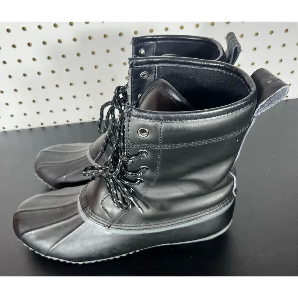 Lands End rubber duck boots size size 8
